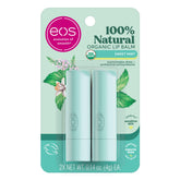 EOS Sweet Mint lip balm stick pack provides all-day moisture