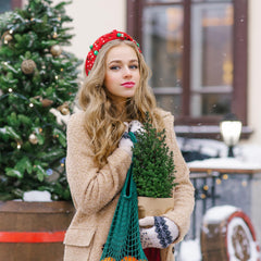 Eostankr 2-pack Christmas headbands shown for versatile gift or accessory pair