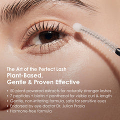 EPAIS dual-brush design demonstrates root and shaft lash care for faster improvement.
