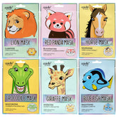 Epielle Character Face Mask Wild Kingdom pack—colorful characters for a relaxing spa night and hydration.