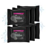 Epielle Charcoal Makeup Remover Wipes pack-front resealable pouch for quick makeup removal.