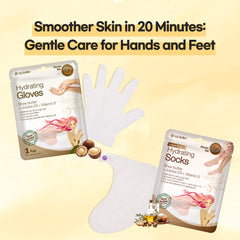 Epielle Hydrating Hand Mask pack 6-pairs display for gifting