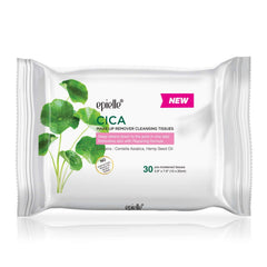 Epielle Makeup Remover Wipes shows removal of waterproof mascara for lash clarity