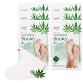 Epielle nourishing foot mask 6-pairs pack ready for at-home spa