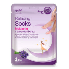 Epielle Relaxing Foot Mask fridge-therapy image highlighting intensive hydration before use