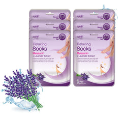 Epielle Relaxing Foot Mask pack with six disposable socks for spa-like at-home foot care