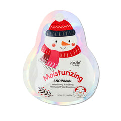Epielle Snowman mask pack moisturizes dry skin with honey.