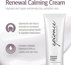 Epionce Renewal Calming Cream applied to face and body demonstrates versatility