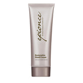 Epionce Restorative Hand Cream tube close-up showing quick absorption for daily hydration.