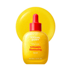 EQQUALBERRY Vitamin Illuminating Serum bottle hints at brightening glow and even tone.