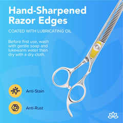 Equinox International Japanese stainless steel blades emphasize durability and precision
