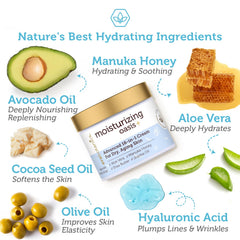 Era Organics Advanced Face Moisturizer texture swatch demonstrates lightweight, non-greasy hydration.