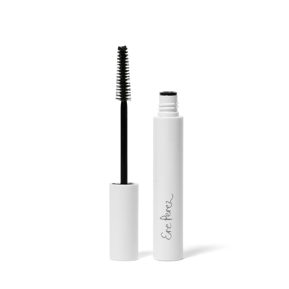Ere Perez Avocado Waterproof Mascara wand for precise, defined lashes.