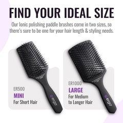 ERGO Mini Ionic Polishing Paddle Brush wet-dry use — versatile for wet or dry brushing