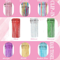 EROADE heat-resistant tinsel ready for heat styling up to 356F