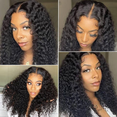 ESIWONHAIR 4x4 closure with bleached knots for a smooth scalp appearance