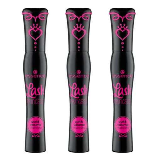 essence Lash Princess Curl & Volume Mascara bottle closeup shows curling lift