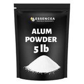 Essencea Alum Powder in resealable pouch for bulk storage.