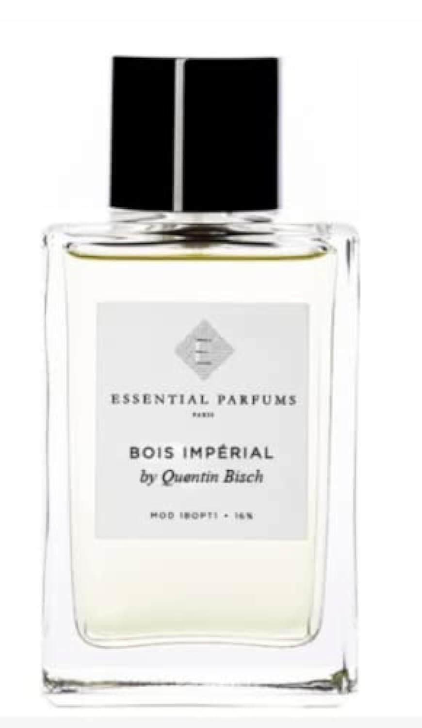 Essential Parfums Bois Imperial bottle front view for refined evening wear
