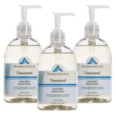Essentials glycerin hand soap unscented 12oz pump close-up highlighting moisturizing formula for sensitive skin