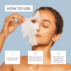 ESW Beauty Milk Face Mask application step with smooth creamy texture for easy use