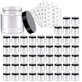 Eternal Moment 50-pack 2oz clear jars with lids for cosmetics and samples.
