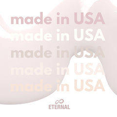 Close-up of Eternal Pastel polish brush applying even coverage for a flawless gloss.