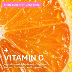 Ethique Everyday Conditioner Bar infused with Vitamin C for radiant-looking strands.