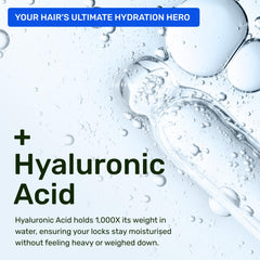 Ethique Hydrating Conditioner Bar close-up highlights hyaluronic acid for deep moisture.