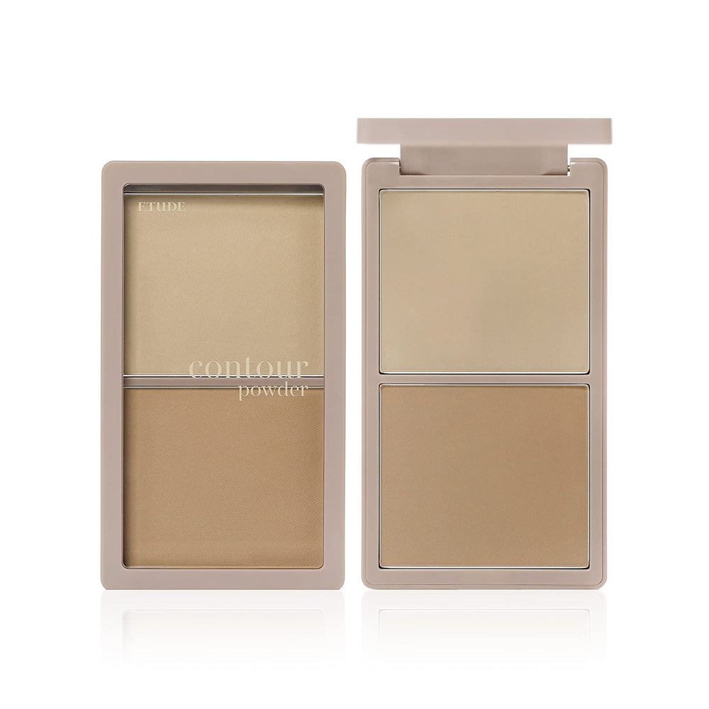 ETUDE Contour Powder Creator two-tone palette delivering natural definition for cool undertones