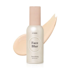 ETUDE Face Blur smoothing SPF33 packaging highlights sleek primer design for easy makeup prep