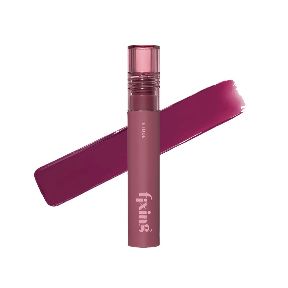 ETUDE Fixing Tint Rose Lilac application swatch with long-lasting color