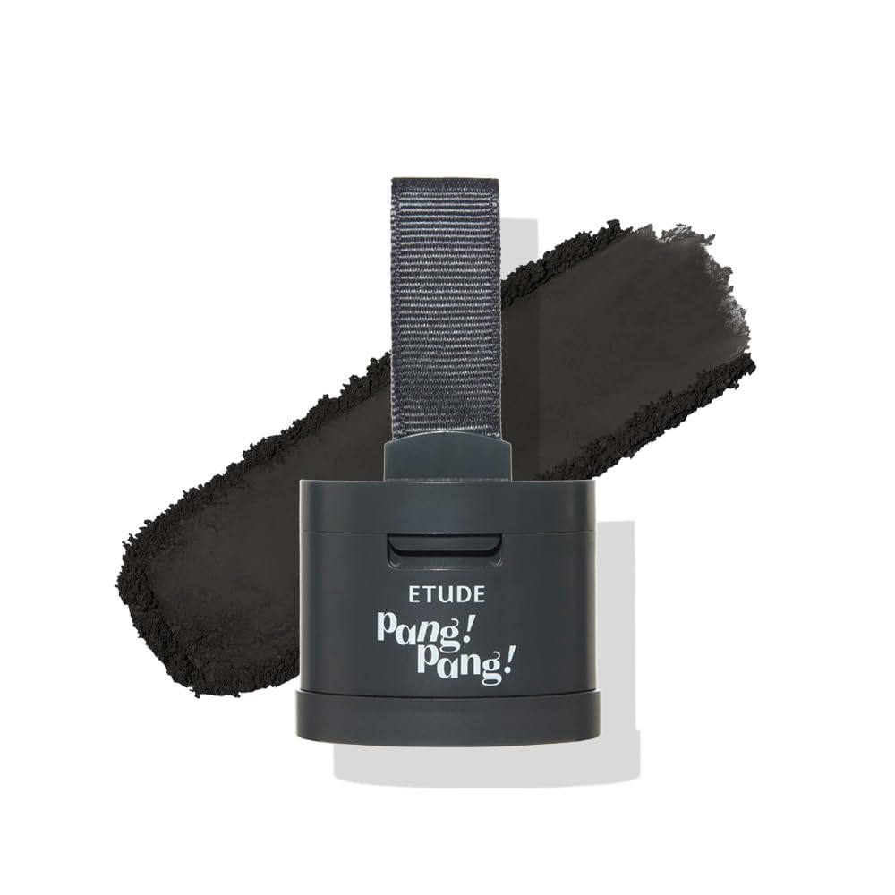 ETUDE Hair Pang Pang cushion applicator delivers quick root touch-ups with precise coverage.