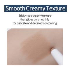ETUDE Reborn Maker Contour Stick seamless blend during makeup routine