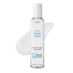 ETUDE SoonJung 10 Free Moist Emulsion front view illustrating gentle hydration for sensitive skin.