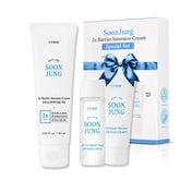 ETUDE SoonJung 2x Intensive Cream barrier bottle closeup showing calm barrier support