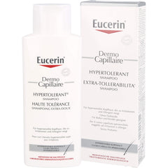 Eucerin Dermo Capillaire Shampoo application demonstrates easy daily use on hair.
