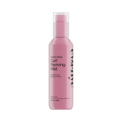 Eva NYC lightweight curl mist bottle front shows a refreshing dewy spray for revived curls.