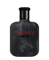 WHISKY BLACK OP top notes pepper apple bergamot offer a fresh, inviting opening