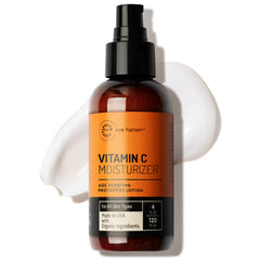 Eve Hansen Vitamin C Face Moisturizer bottle close-up showing lightweight hydration