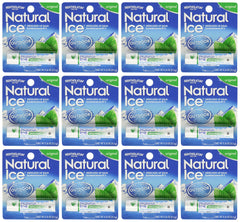 Ever Ready Mentholatum Natural Ice lip balm cooling dispense for quick relief on dry lips