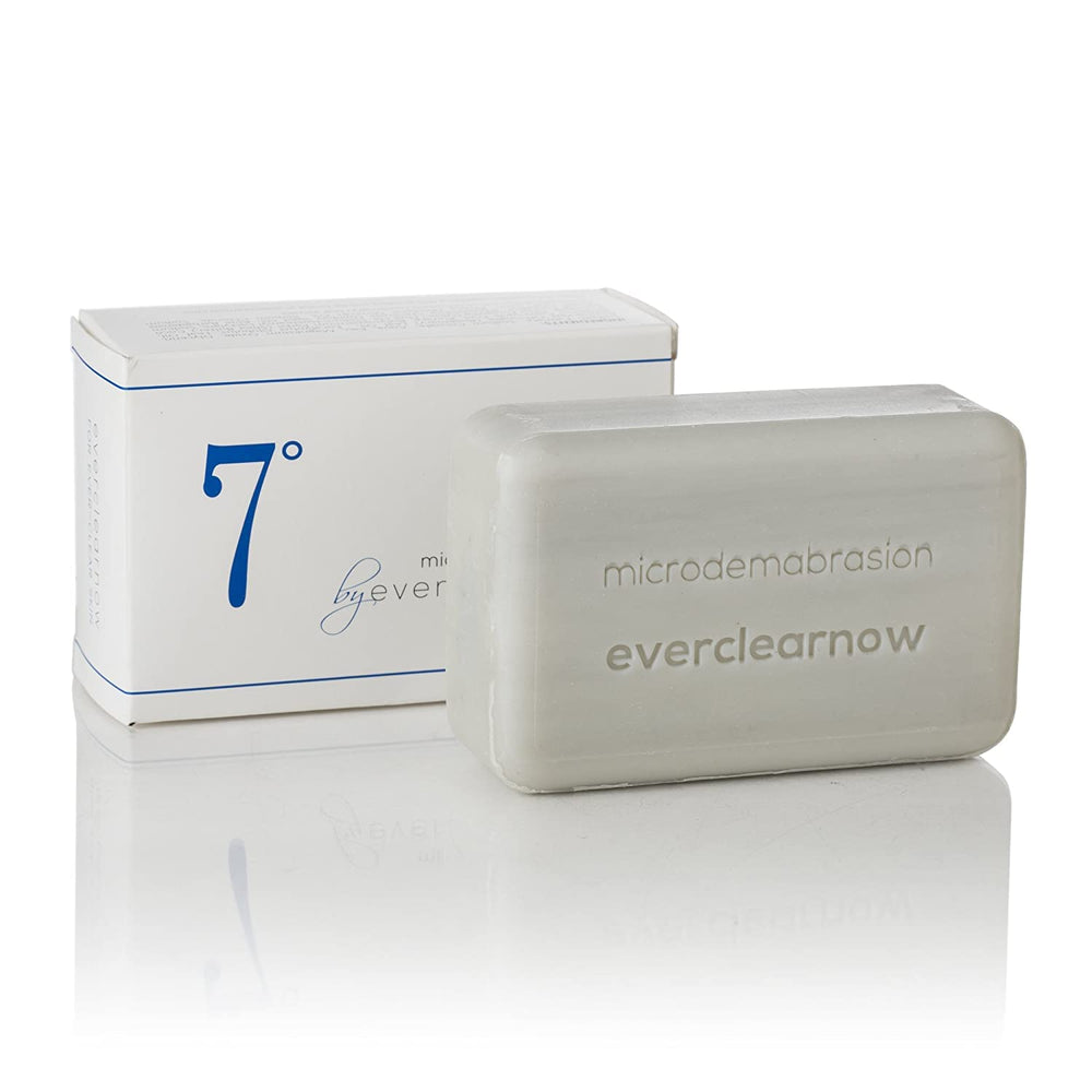 EVERCLEARNOW microdermabrasion scrub on face and neck for smoother skin