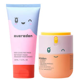 Evereden Kids Cloud Face Wash pump-dispense demonstrates gentle cleansing for kids' delicate skin