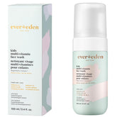 Evereden Kids Face Wash Melon Juice bottle with rich lather for gentle cleansing.
