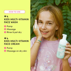 Evereden Kids Happy Face Duo packaging front showing clean vegan ingredients.