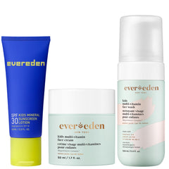 Evereden Kids Multi-Vitamin Face Wash pump bottle for gentle daily cleansing and fresh skin.