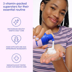 Evereden Kids Multi-Vitamin Set packaging highlighting vegan, clean skincare.