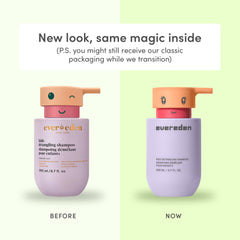 Evereden Kids Shampoo foamy lather demonstrates soft, kid-friendly cleansing.