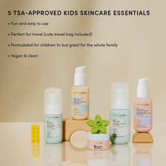 Evereden Kids Travel Face Wash Tube — vitamin-rich cleanse for delicate skin during trips.