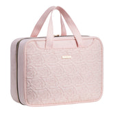 Everfun Hanging Travel Toiletry Bag with 4 compartments keeps cosmetics organized during travel.